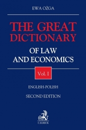 The Great Dictionary of Law and Economics Vol I English - Polish