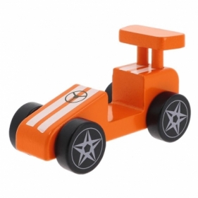 Zabawka drewniana - Racing car Orange TREFL