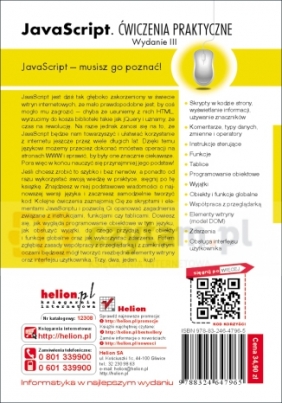 JavaScript Ćwiczenia praktyczne - Lis Marcin
