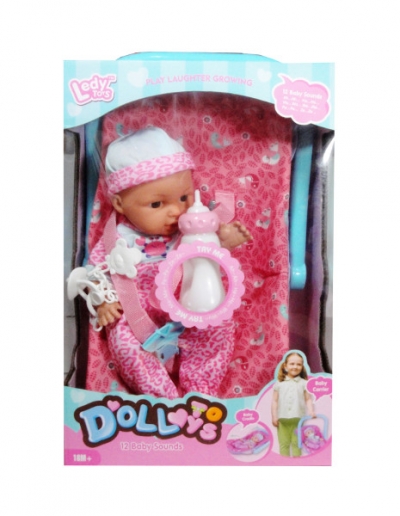 Lalka Dolly z nosidełkiem