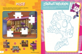 Koloruj! Rozwiązuj! 50 naklejek świecących w ciemności. Marvel. Spidey i Super-kumple. Piraci - Ilona Siwak