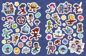 Koloruj! Rozwiązuj! 50 naklejek świecących w ciemności. Marvel. Spidey i Super-kumple. Piraci - Ilona Siwak