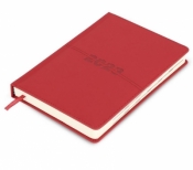 Kalendarz książkowy 2023 A5 czerwony EASY