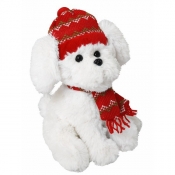 BEPPE Pies Kacper 32 cm w czapce (12414)