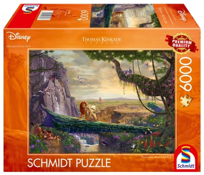 <img src='https://webimage.pl/pics/966/3/d4001504573966.jpg' style='height:440px' /> Puzzle 6000 PQ T.Kinkade Król Lew 112333