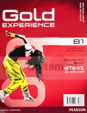 Gold Experience B1 eText SB AccessCodeCard