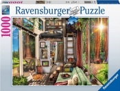 Ravensburger, Puzzle 1000: Domek w lesie (17496)