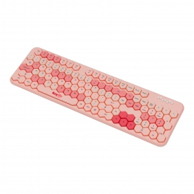 Klawiatura bezprzewodowa Keybe - Honey Pink