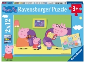 Ravensburger, Puzzle 2w1: Peppa w domu (075966)