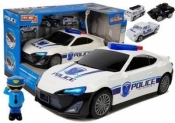 Policja i garaż 2w1 ze światłem i dźwiękiem