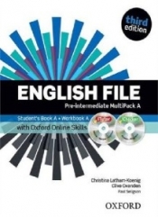 English File Third Edition Pre-Intermediate: Multipack A with iTutor and iChecker with Online Skills - Christina Latham-Koenig, Clive Oxenden