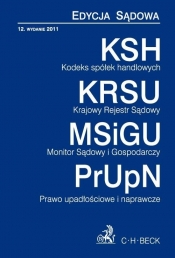 Kodeks spółek handlowych Krajowy Rejestr Sądowy Monitor Sądowy i Gospodarczy Prawo upadłościowe i naprawcze