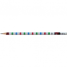 Ołówek z gumką HB - tabliczka mnożenia op. 12 szt. (162878)