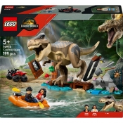 Lego, Jurassic World - Ucieczka rzeką przed tyranozaurem, 199 el. (76975)