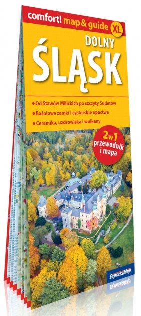 Dolny Śląsk - laminowany map i guide