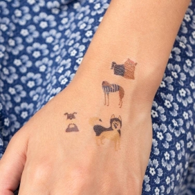 Tatuaże zmywalne dla dzieci, Pieski (29138)