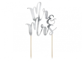 Topper na tort Mr&Mrs 25,5cm