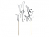 Topper na tort Mr&Mrs 25,5cm