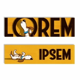 Zakładka kartonowa - Lorem Ipsem