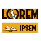 Zakładka kartonowa - Lorem Ipsem