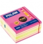 Karteczki fluo Milan kostka 76 x 76 mm 400 sztuk