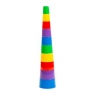 Ciekawa piramidka - 10 elementów (35967) mix kolorów