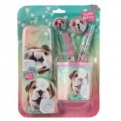 Zestaw 7 elementów Studio Pets zielono-różowy (PEG-3210)