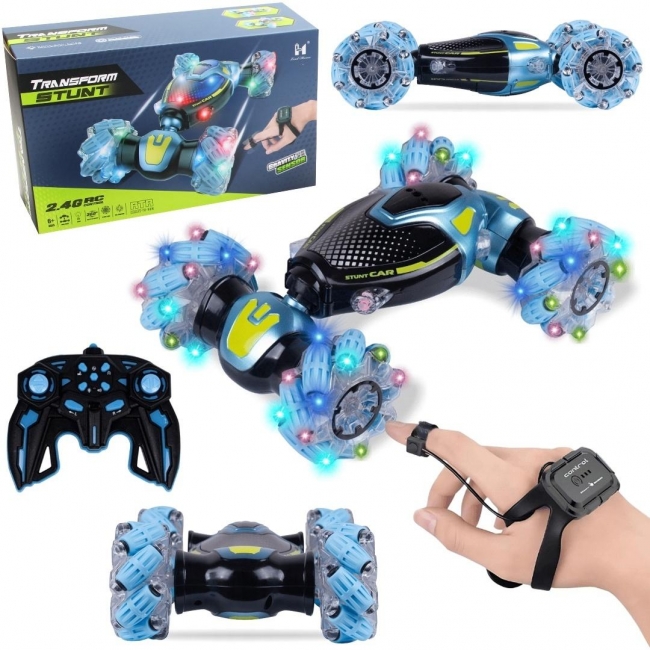 Auto na radio świecące sterowane ręką