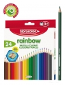 Kredki Rainbow 24 kolory + temperówka