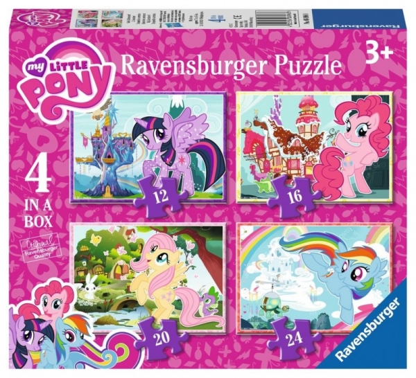 Puzzle 4w1 12/16/20/24 elementy - My Little Pony (068968)