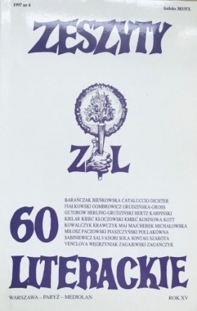 Zeszyty literackie 60 4/1997 - praca zbiorowa