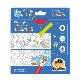 CzuCzu. Dłuuugie kolorowanki - Kosmos