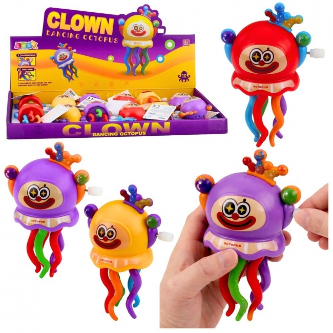Nakręcana ośmornica klaun MIX