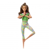 Barbie: Made to Move - lalka w zielonym ubranku (FTG80/GXF05)