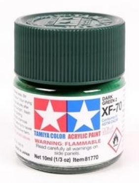 TAMIYA Farba Acrylic Mini XF70 Dark G (81770)