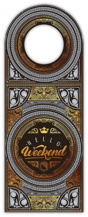 Zawieszka na butelkę - Hello weekend