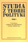 Studia z teorii polityki Tom 1  Jabłoński Andrzej
