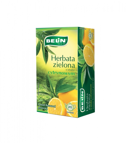 Herbata zielona o smaku cytrynowym, 20x2g (10101019)