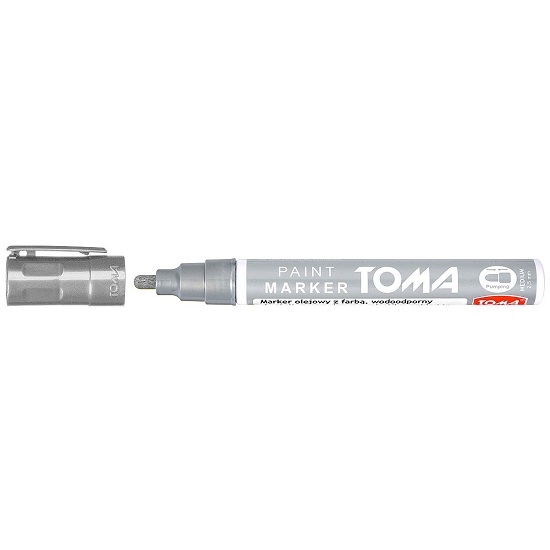 Marker olejny Toma 2,5 mm - srebrny (TO-44094)