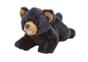 Miś Czarny 35 cm leżący (12096) - <br />