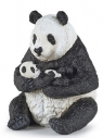  Panda z młodym siedząca