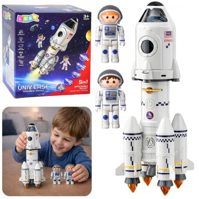 Zabawka edukacyjna Rakieta kosmiczna 5w1