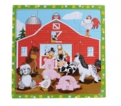 Układanka drewniana Puzzle 16 Zwierzęta na farmie - <br />