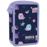 Piórnik potrójny BackUp z wyposażeniem - Violet kittens (PB7EW25)