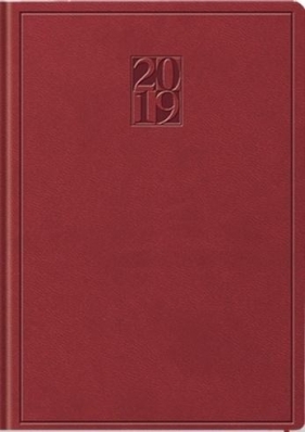 Kalendarz 2019 B7 Print czerwony