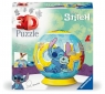  Ravensburger, Puzzle 3D Kula: Stitch (11596)Wiek: 6+