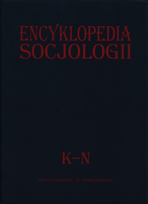 Encyklopedia socjologii Tom 2 K-N