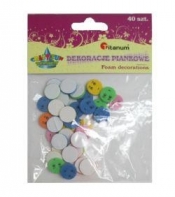 DEKORACJE PIANKOWE BUZKI MIX 40 SZT E037