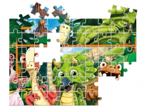Clementoni, puzzle SuperColor 60: Gigantosaurus (26996)