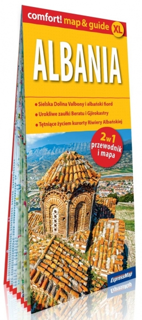 Albania laminowany map&guide (2w1: przewodnik i mapa) - Nowek Izabela